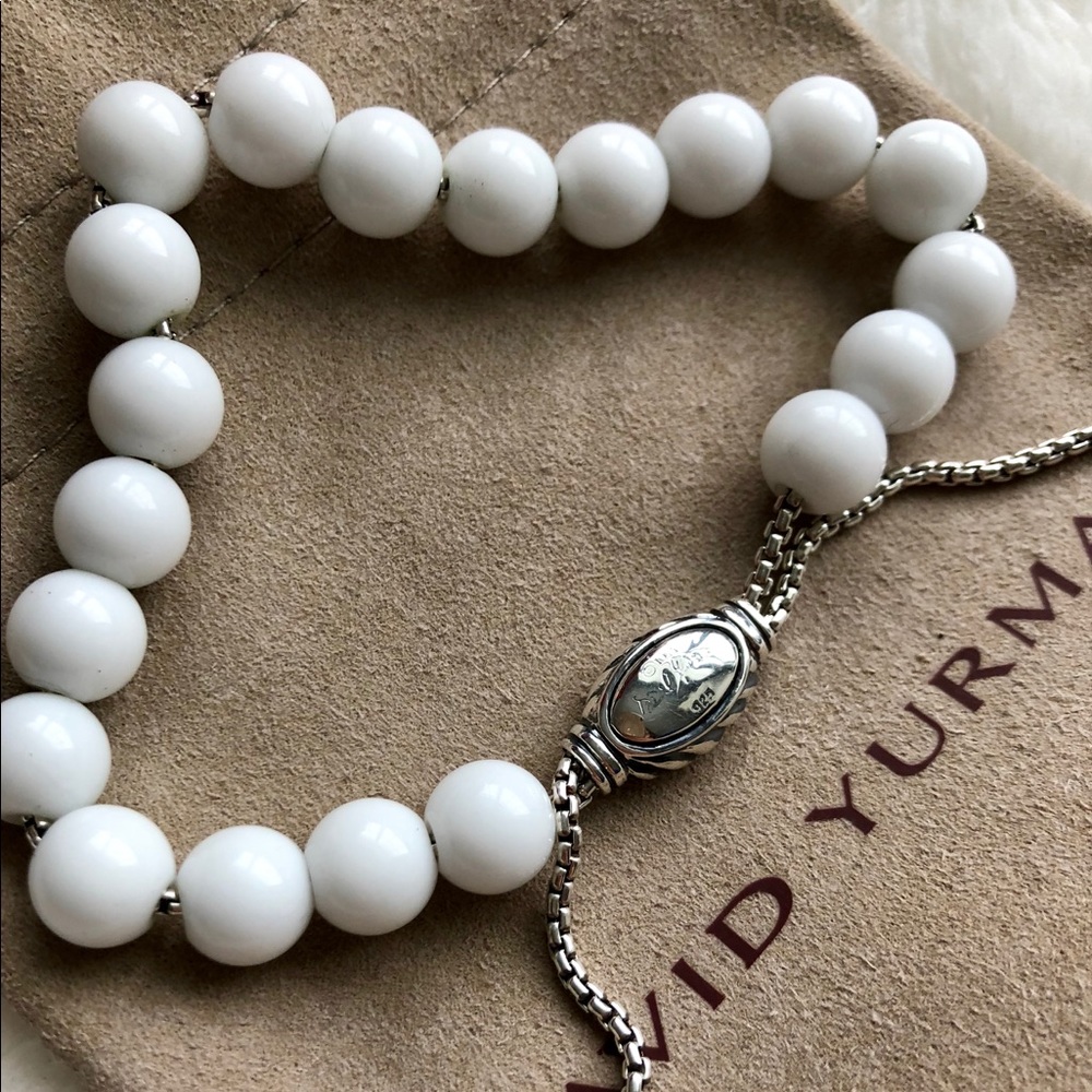 David Yurman Agate Spiritual Bead Bracelet